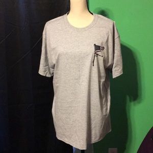 Custom made American flag T-shirt